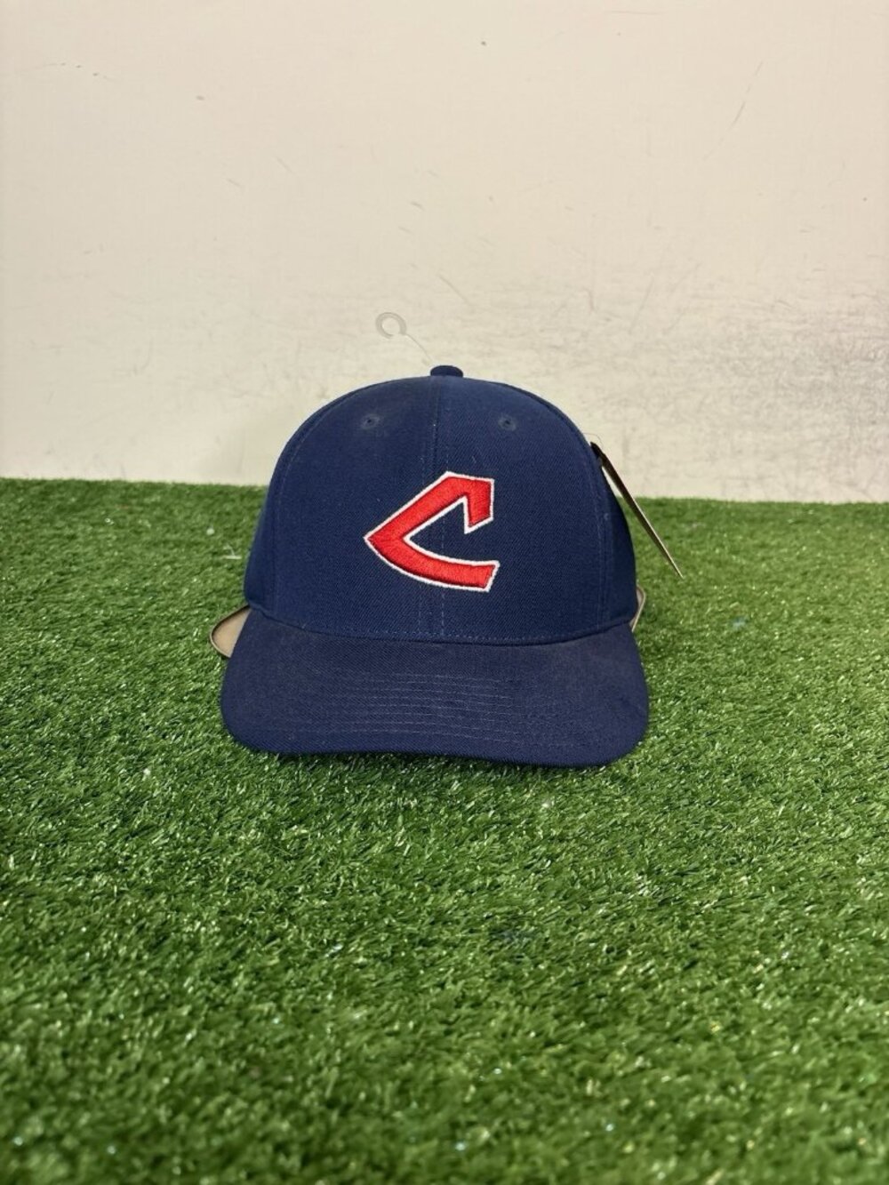 Cleveland Indians hat cap snap back blue red american needle cooperstown retro